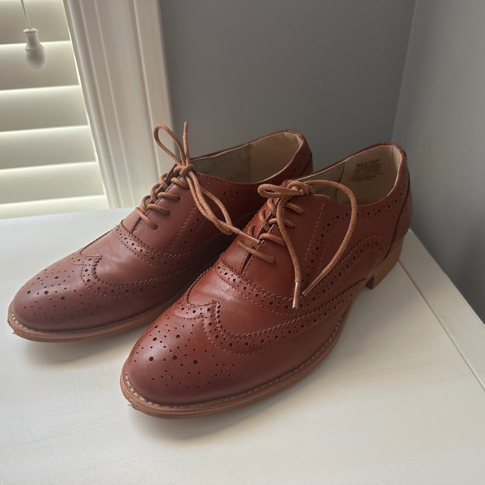 Womens 'Wanted' Babe Brogue Oxford shoes, US size 9